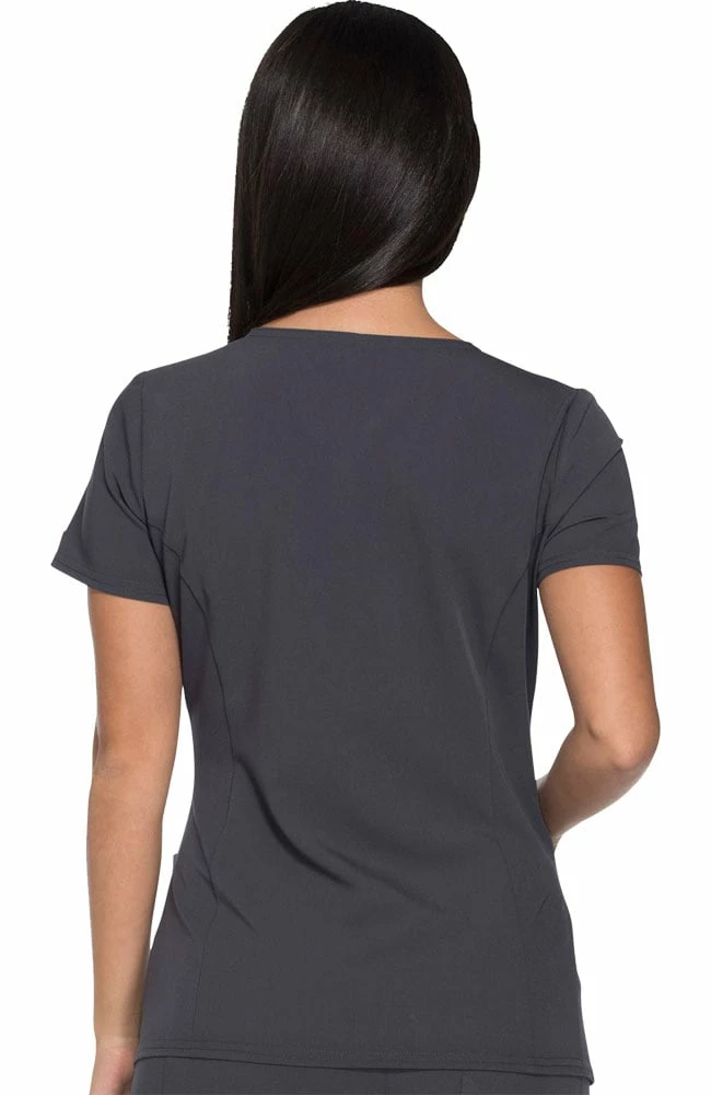 Dickies Clearance Women's V-Neck Solid Scrub Top - Image 2