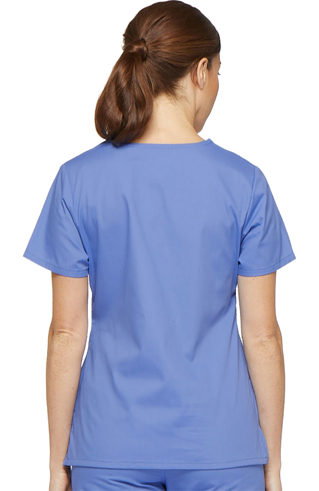 Clearance Women's Mock Wrap Solid Scrub Top Dickies Clearance Women's Mock Wrap Solid Scrub Top -Silverts-shop 2 di 86806 clearance 650