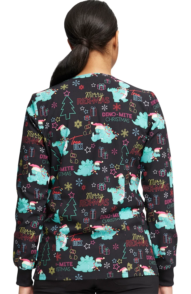 Dickies Women's Merry RexMas Print Jacket - Image 2