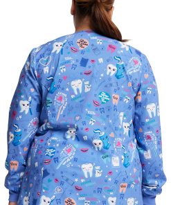 Dickies Women's Fillings For You Print Scrub Jacket 3 Dickies Women's Fillings For You Print Scrub Jacket -Silverts-shop 2 di dk309 print 650 2