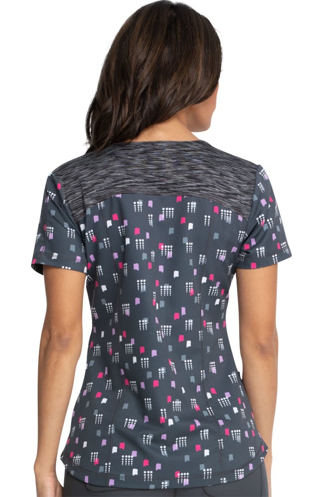 Clearance Women's Dots So Geo Print Scrub Top Dickies Clearance Women's Dots So Geo Print Scrub Top -Silverts-shop 2 di dk602 printclearance 650