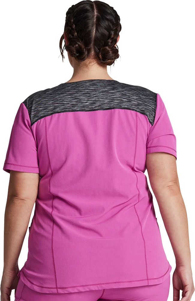 Dickies Clearance Women's V-Neck Solid Scrub Top - Image 2