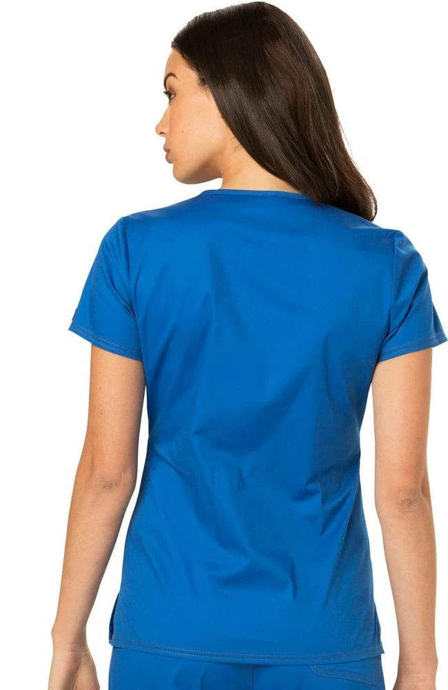 Dickies Clearance Women's V-Neck Solid Scrub Top - Image 2
