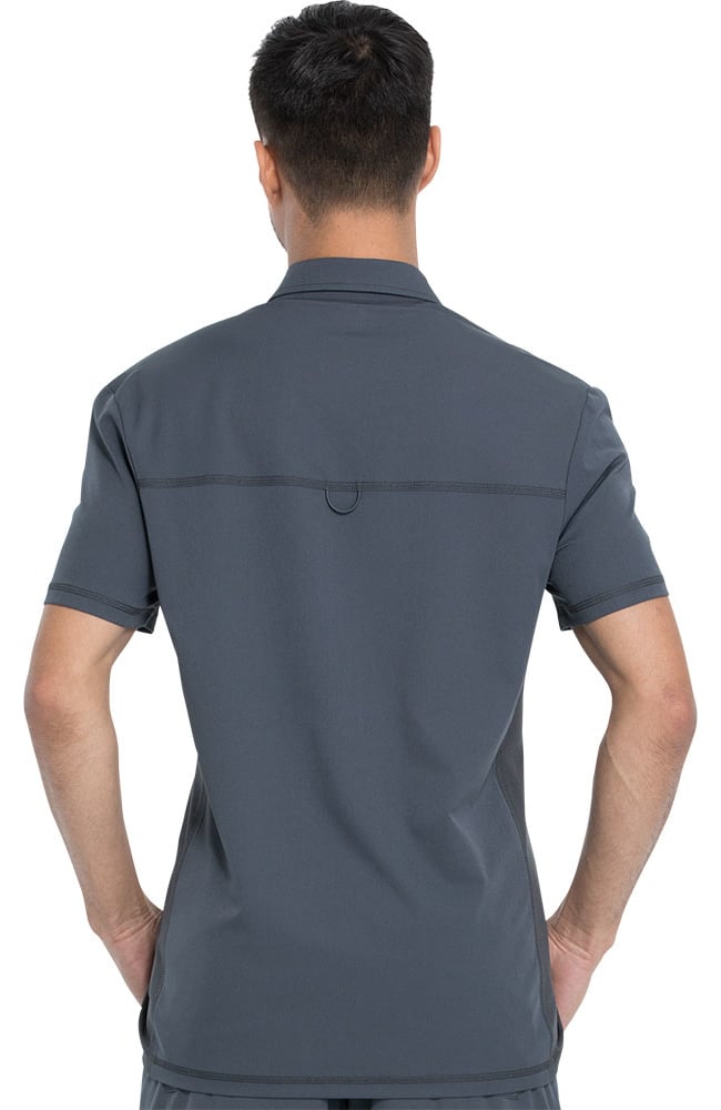 Men's Button Front Polo Shirt Dickies Men's Button Front Polo Shirt -Silverts-shop 2 di dk820 650