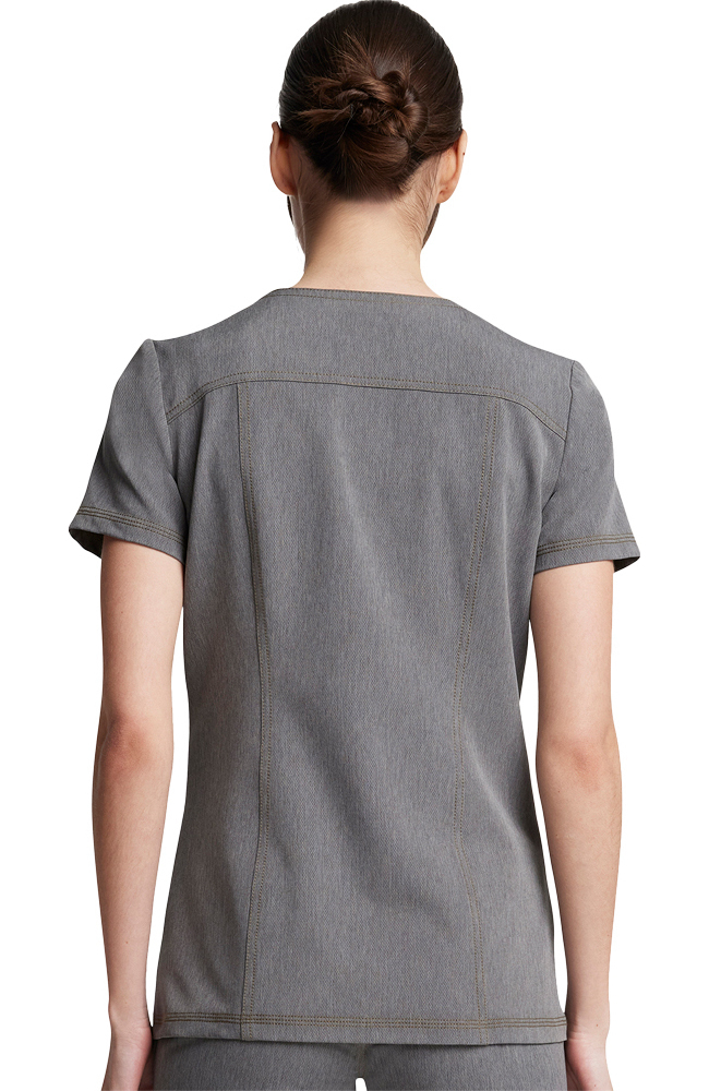 Clearance Women's Notch Neck Scrub Top Dickies Clearance Women's Notch Neck Scrub Top -Silverts-shop 2 di dk842 clearance 650