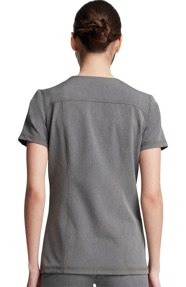 Dickies Clearance Women's Notch Neck Scrub Top - Image 2