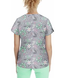 Healing Hands Women's Isabel Simply Sweet Print Scrub Top 3 Healing Hands Women's Isabel Simply Sweet Print Scrub Top -Silverts-shop 2 hh 2218 print 650