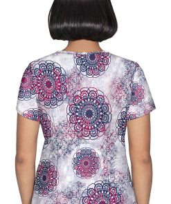Healing Hands Clearance Women's Isabel Dreamy Lace Print Scrub Top 3 Healing Hands Clearance Women's Isabel Dreamy Lace Print Scrub Top -Silverts-shop 2 hh 2218 printclearance 650 2