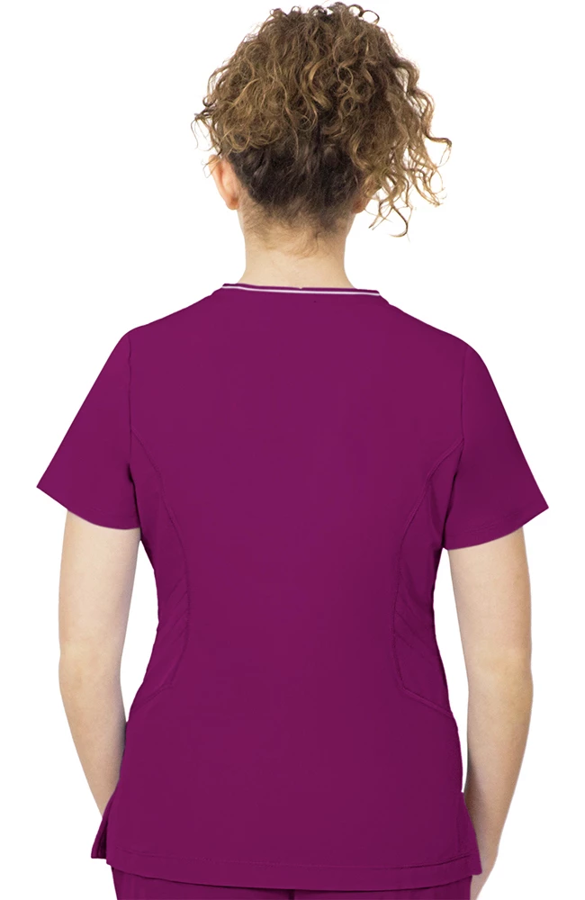 Healing Hands Clearance Women's Sonia Stretch Solid Scrub Top - Image 2