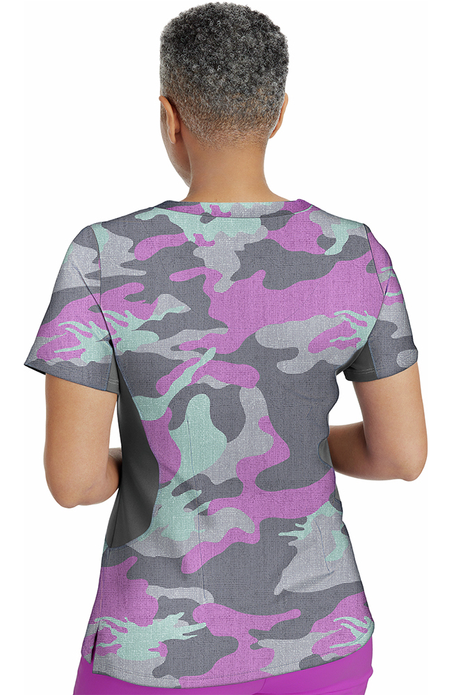 Clearance Women's Jessi Camouflage Print Scrub Top Healing Hands Clearance Women's Jessi Camouflage Print Scrub Top -Silverts-shop 2 hh 2270 printclearance 650 5