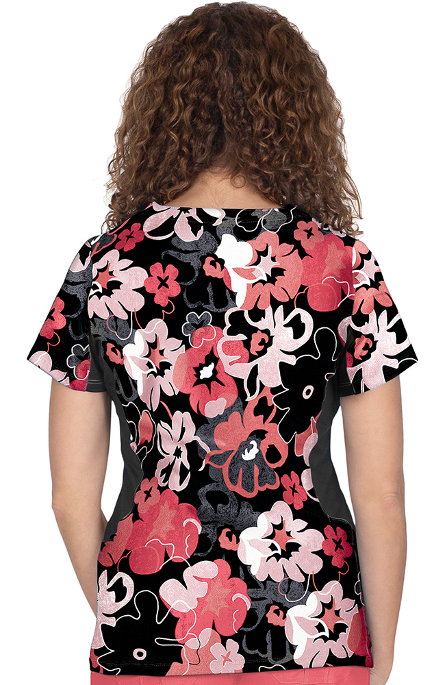 Clearance Women's Jessi Autumn Glow Print Scrub Top Healing Hands Clearance Women's Jessi Autumn Glow Print Scrub Top -Silverts-shop 2 hh 2270 printclearance 650