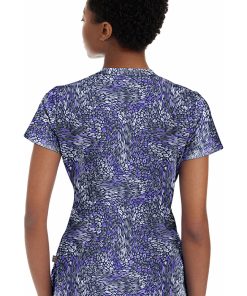 Healing Hands Clearance Women's Ivy Wild Harmony Print Scrub Top -Silverts-shop 2 hh 2271 printclearance 650
