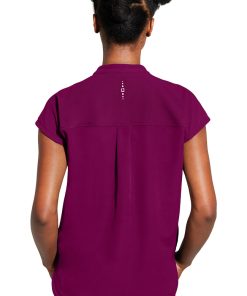 Healing Hands Women's Sandy Zip Mandarin Collar Scrub Top 3 Healing Hands Women's Sandy Zip Mandarin Collar Scrub Top -Silverts-shop 2 hh 2286 650
