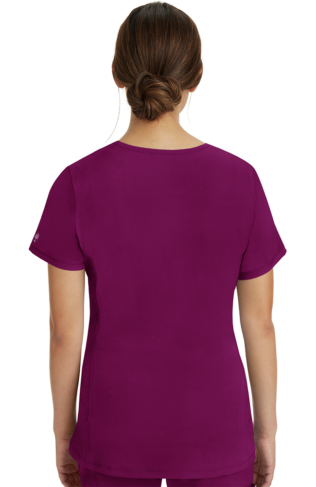 Women's Mila Maternity Solid Scrub Top Healing Hands Women's Mila Maternity Solid Scrub Top -Silverts-shop 2 hh 2510 650