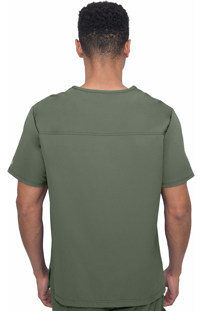 Men's Mason Solid Scrub Top Healing Hands Men's Mason Solid Scrub Top -Silverts-shop 2 hh 2591 650