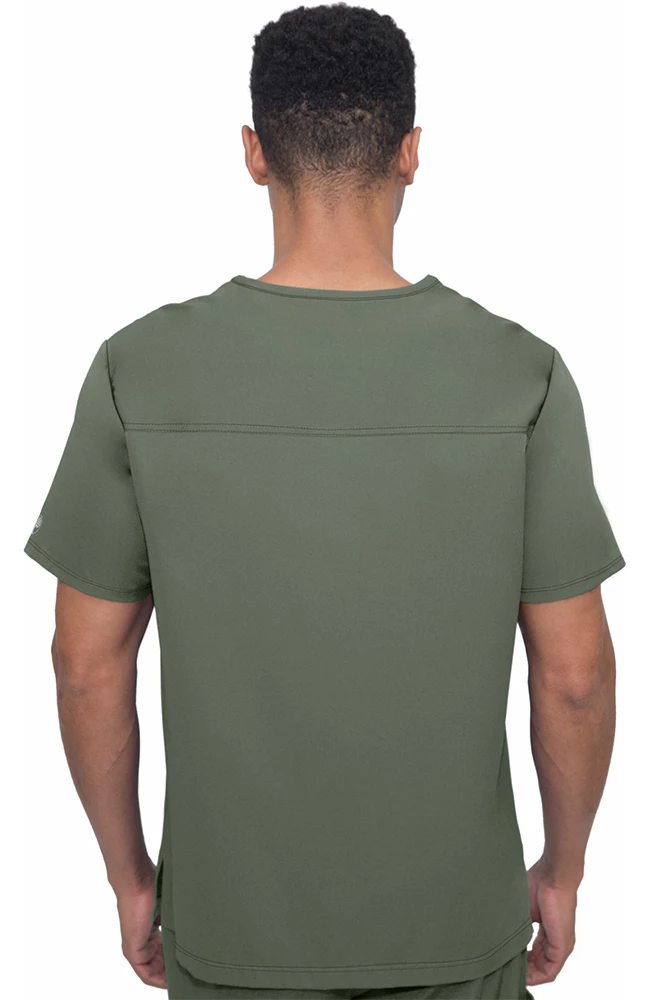 Healing Hands Men's Mason Solid Scrub Top - Image 2