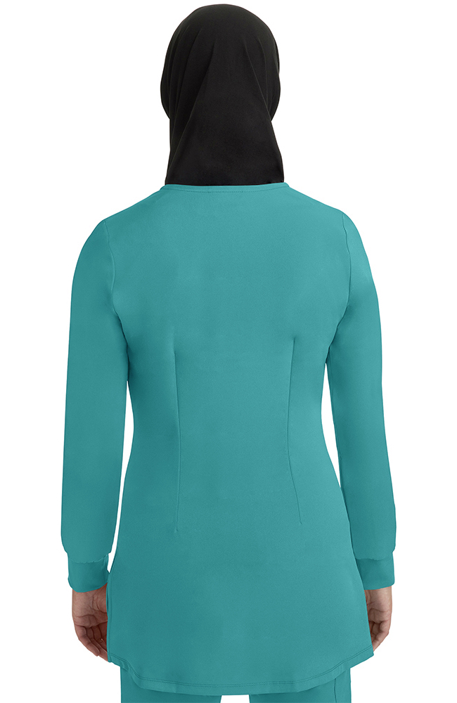 Women's Fatima Solid Scrub Top Healing Hands Women's Fatima Solid Scrub Top -Silverts-shop 2 hh 4001 650