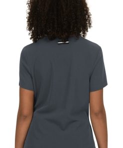 Koi Women's Back In Action Solid Scrub Top -Silverts-shop 2 ko 1009 650