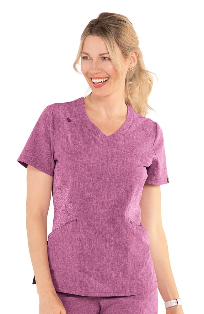 Koi Clearance Women's Charlotte Solid Scrub Top 4 Koi Clearance Women's Charlotte Solid Scrub Top - Image 2