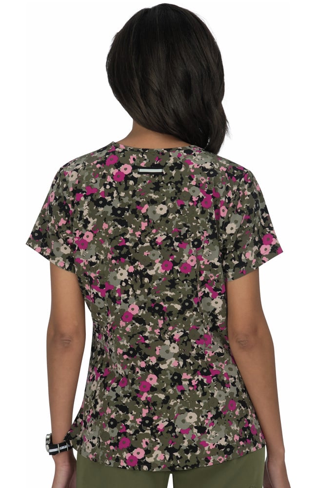 Clearance Women's Early Energy Dainty Camo Print Scrub Top Koi Clearance Women's Early Energy Dainty Camo Print Scrub Top -Silverts-shop 2 ko 1029pr printclearance 650 2