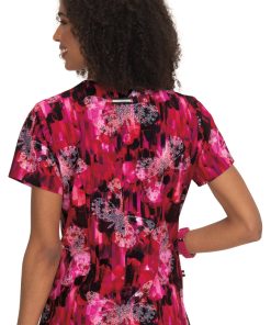 Koi Clearance Women's Early Energy Flutter Butterfly Print Scrub Top -Silverts-shop 2 ko 1029pr printclearance 650 4