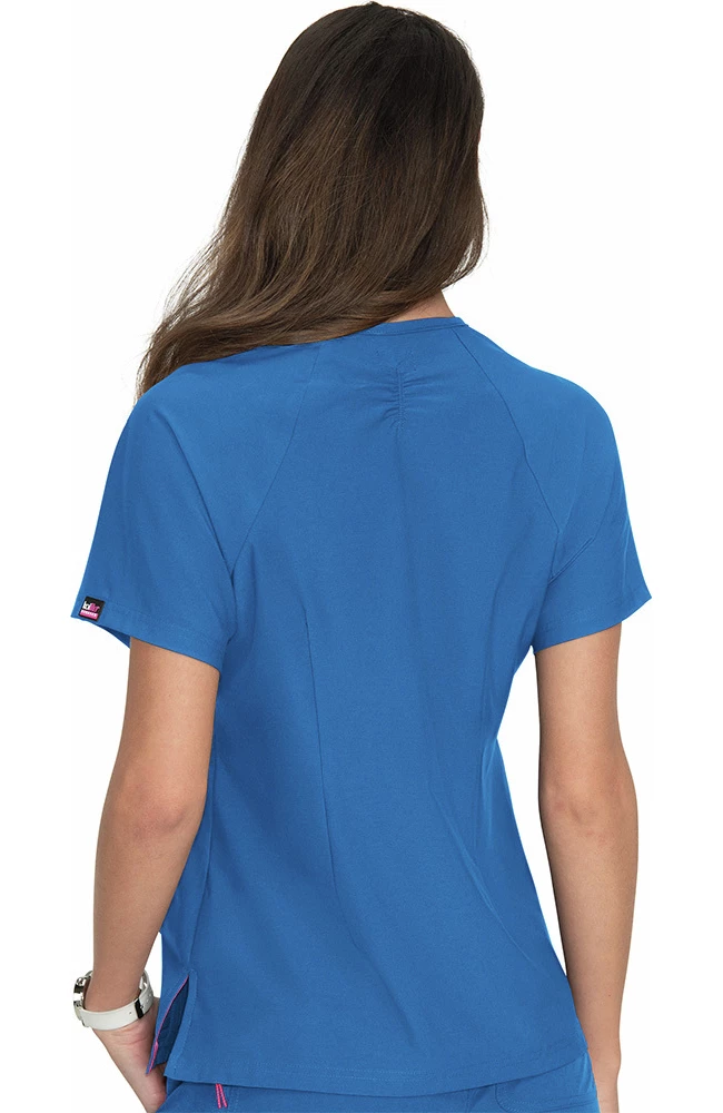 Koi Women's Action Solid Scrub Top - Image 2