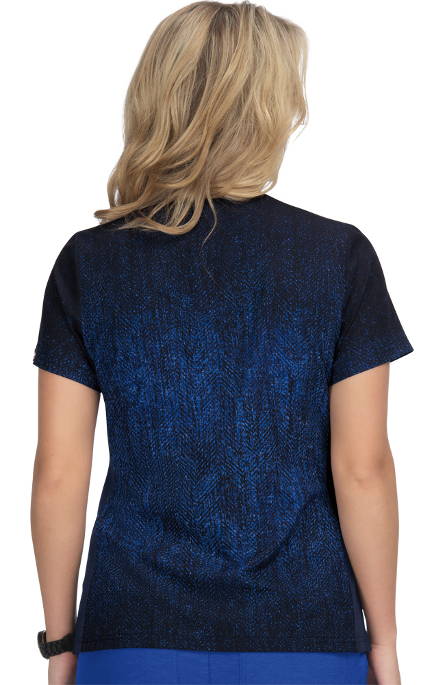 Clearance Women's Passion Nouveau Herringbone Print Scrub Top Koi Clearance Women's Passion Nouveau Herringbone Print Scrub Top -Silverts-shop 2 ko 1046pr printclearance 650
