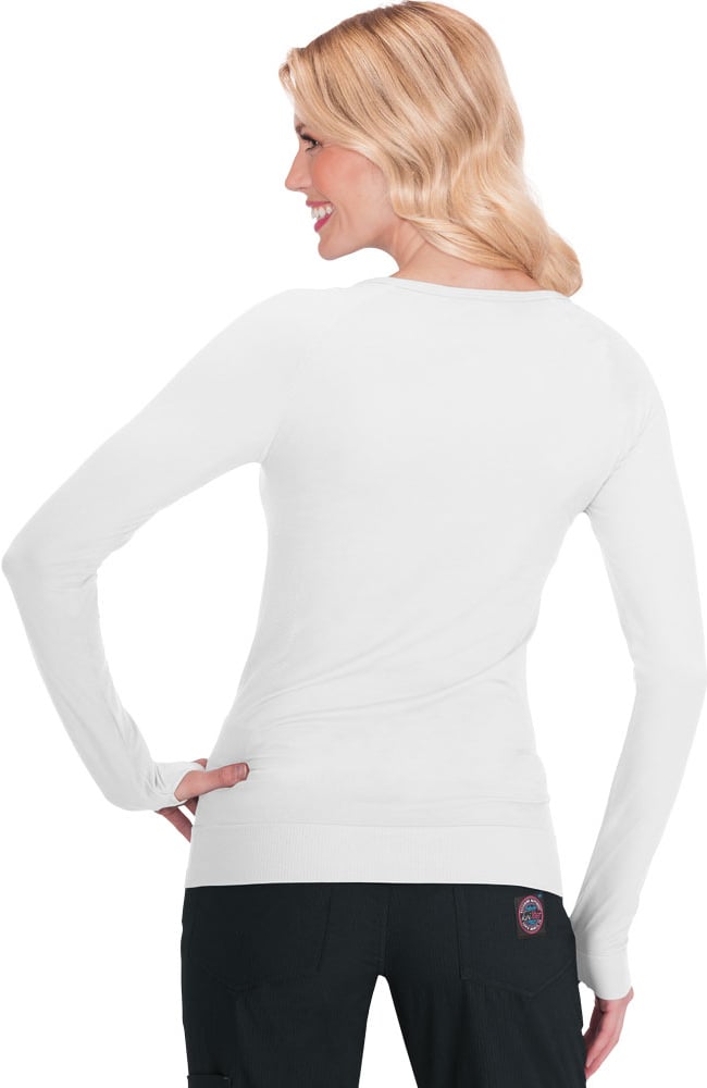 Women's Divine Seamless Solid Long Sleeve T-Shirt Koi Women's Divine Seamless Solid Long Sleeve T-Shirt -Silverts-shop 2 ko 315 650