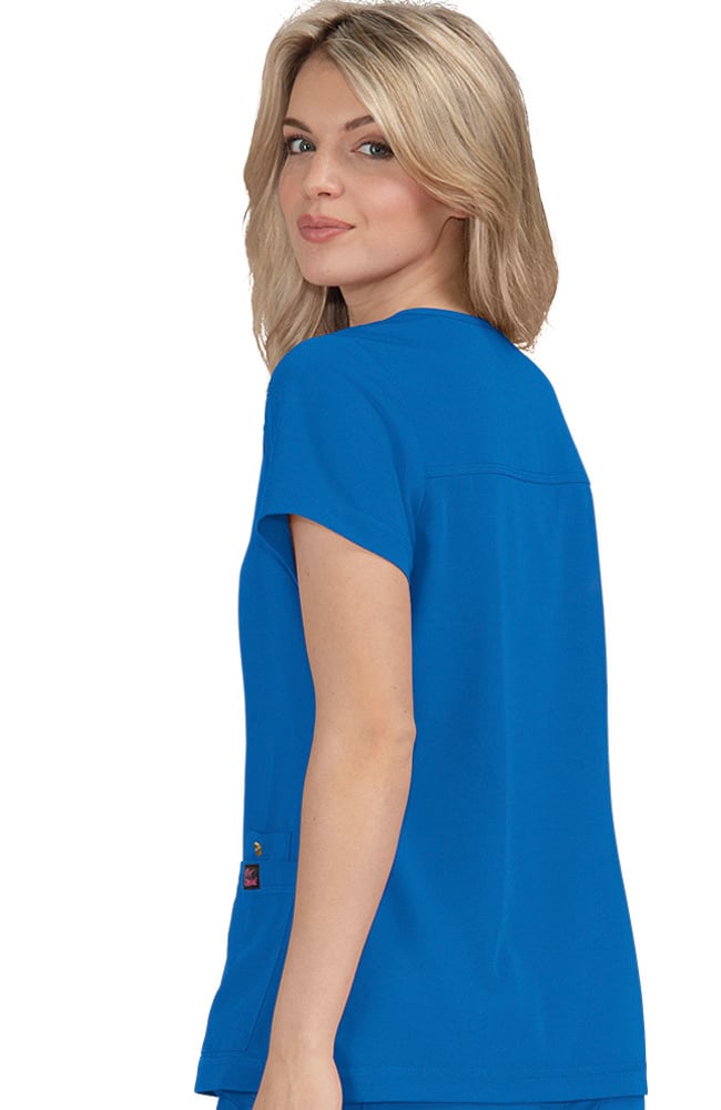 Women's Freesia Solid Scrub Top Koi Women's Freesia Solid Scrub Top -Silverts-shop 2 ko b101 650