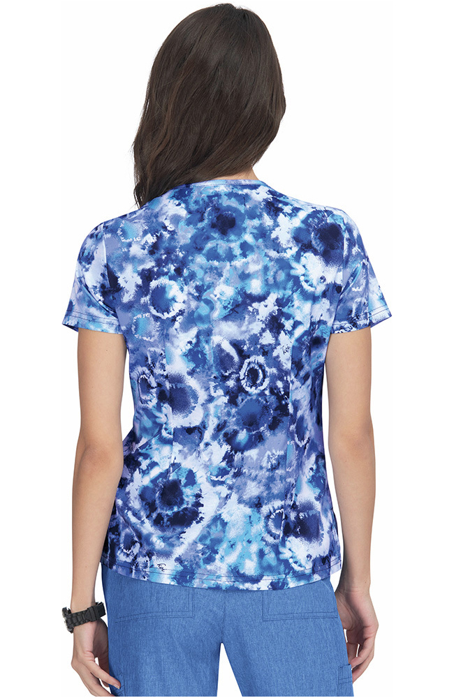 Clearance Women's Leslie Dreamscape Galaxy Print Scrub Top Koi Clearance Women's Leslie Dreamscape Galaxy Print Scrub Top -Silverts-shop 2 ko d384pr printclearance 650 1