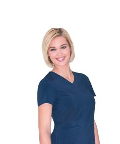 Urbane Clearance Women's Motivate V-Neck Solid Scrub Top With Tonal Stitching 3 Urbane Clearance Women's Motivate V-Neck Solid Scrub Top With Tonal Stitching -Silverts-shop 2 ln 9015 clearance 650