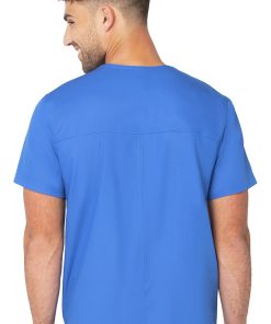 Alternative view of Urbane Clearance Men's Tuckable Solid Scrub Top