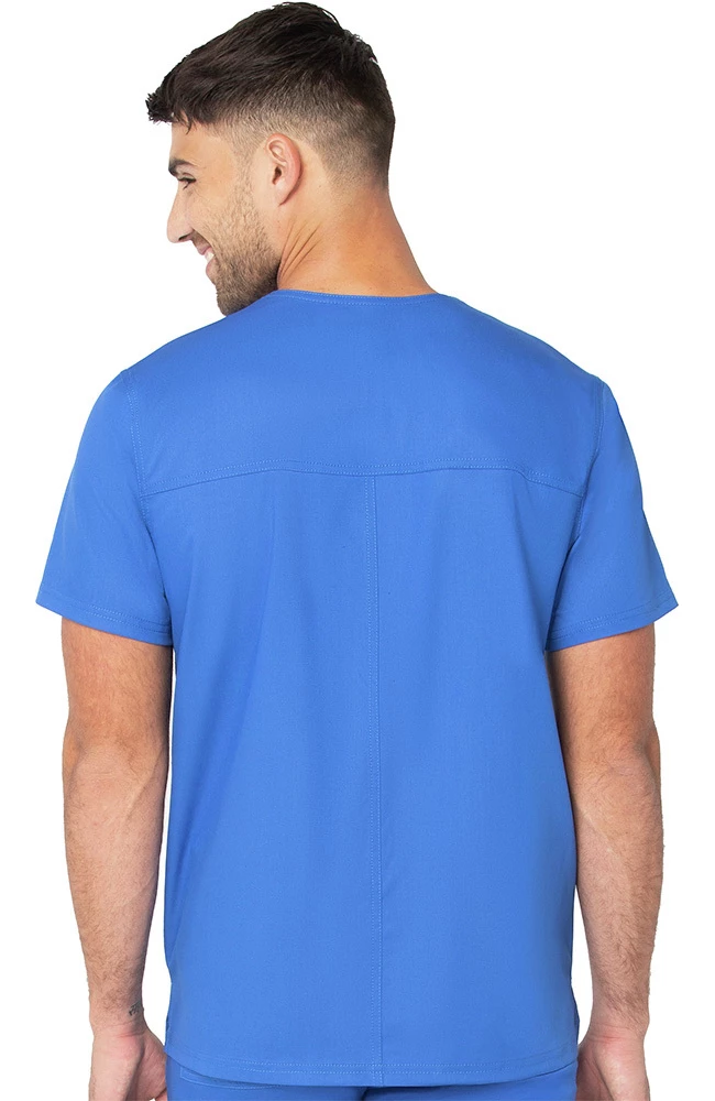 Urbane Clearance Men's Tuckable Solid Scrub Top - Image 2