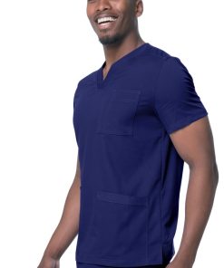 Alternative view of Urbane Clearance Men's V-Neck Solid Scrub Top