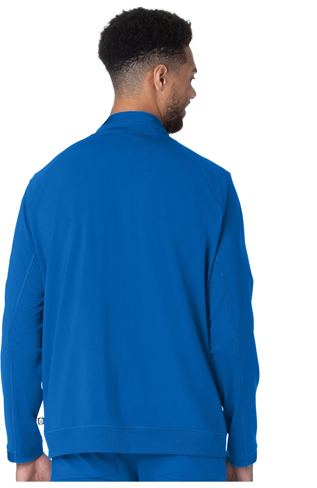 Urbane Men's Warm Up Solid Scrub Jacket - Image 2