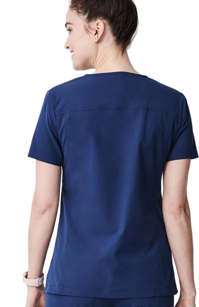 Medelita Women's Vista Solid Scrub Top - Image 2