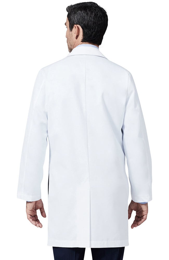 Men's M3 Laennec Classic Fit 40" Lab Coat Medelita Men's M3 Laennec Classic Fit 40" Lab Coat -Silverts-shop 2 md lmm3lc 650