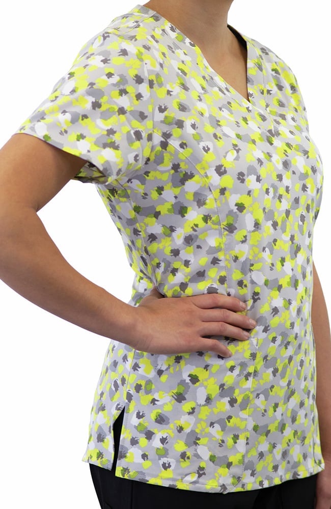 Women's Twinkle Twinkle Print Scrub Top Maevn Uniforms Women's Twinkle Twinkle Print Scrub Top -Silverts-shop 2 mv 1767 print 650 2