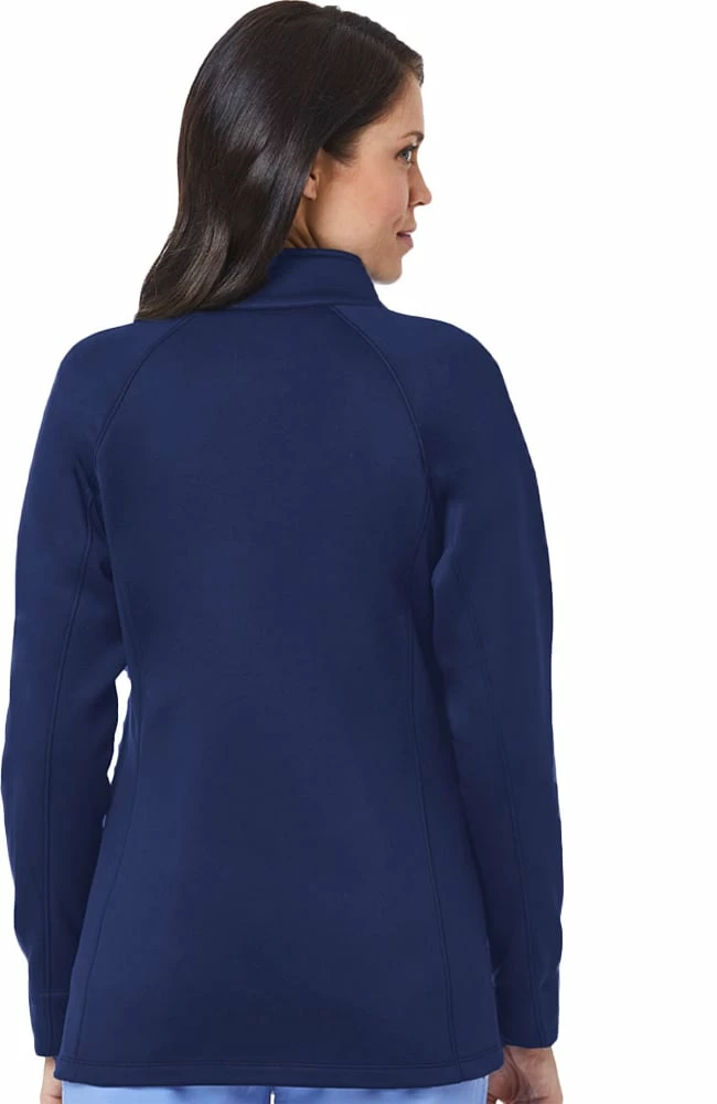 Maevn Uniforms Women's Raglan Sleeve Fleece Solid Scrub Jacket - Image 2
