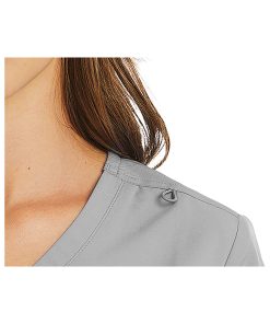 Maevn Uniforms Women's Mock Wrap Scrub Top -Silverts-shop 2 mv 5002 650