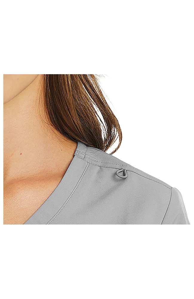 Maevn Uniforms Women's Mock Wrap Scrub Top - Image 2