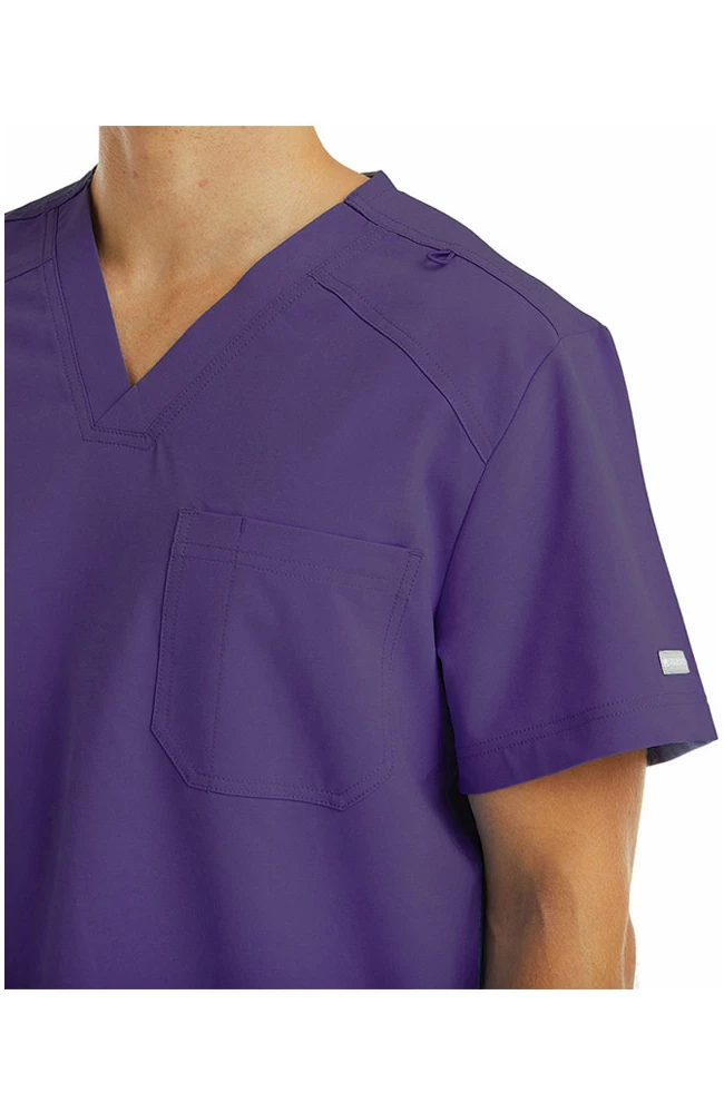 Maevn Uniforms Men's Chest Pocket V-Neck Scrub Top - Image 2