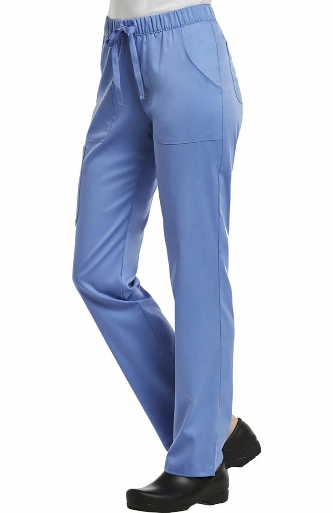Maevn Uniforms Women's Drawstring Elastic Waistband Cargo Scrub Pant - Image 2
