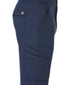 Maevn Uniforms Men's Contrast Piping Cargo Scrub Pant -Silverts-shop 2 mv 8901 650