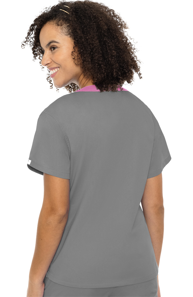 Clearance Women's Signature V-Neck Solid Scrub Top Med Couture Clearance Women's Signature V-Neck Solid Scrub Top -Silverts-shop 2 pe 8403 clearance 650