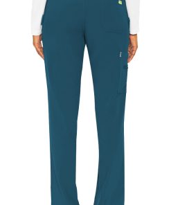 Med Couture Women's Transformer Knit Waistband Drawstring Scrub Pant -Silverts-shop 2 pe 8747 650