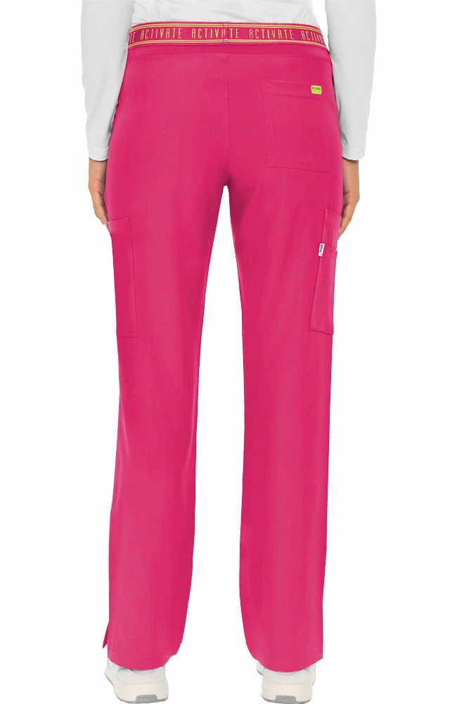 Med Couture Clearance Women's Elastic Waist Scrub Pant - Image 2