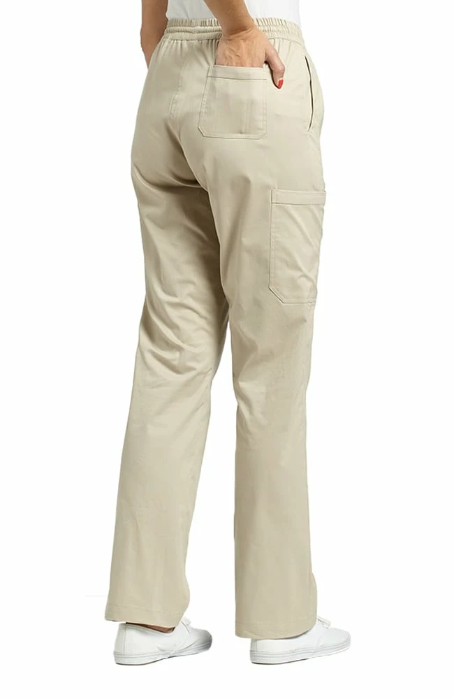 White Cross Clearance Women's Elastic Waist Cargo Scrub Pant - Image 2