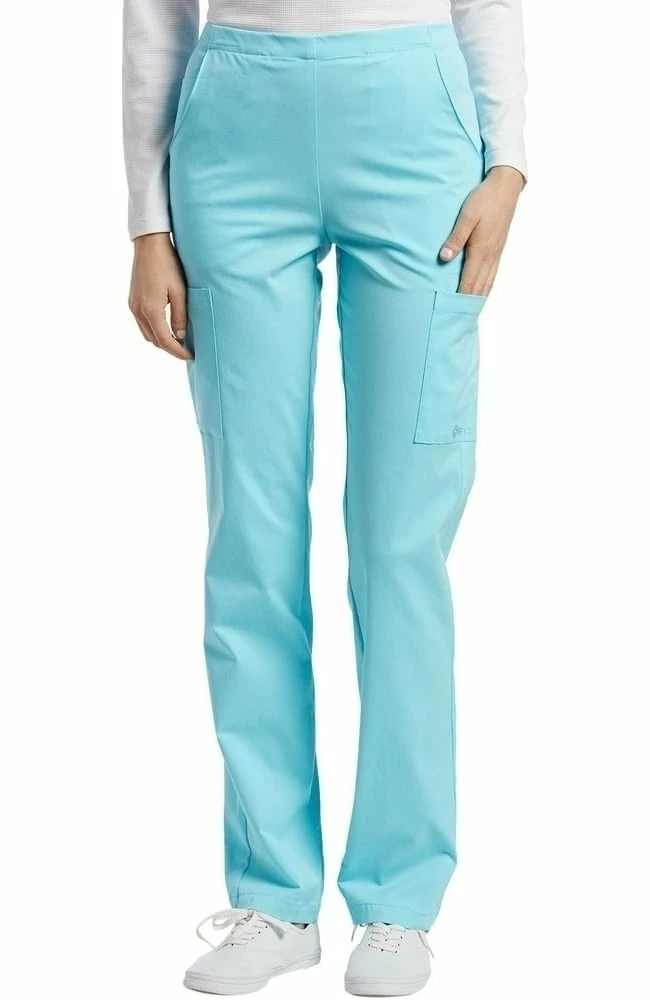 White Cross Clearance Women's Flat Waistband Cargo Scrub Pant - Image 2