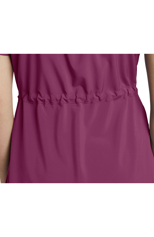 Women's Cinched Solid Scrub Top White Cross Women's Cinched Solid Scrub Top -Silverts-shop 2 wc 700 650